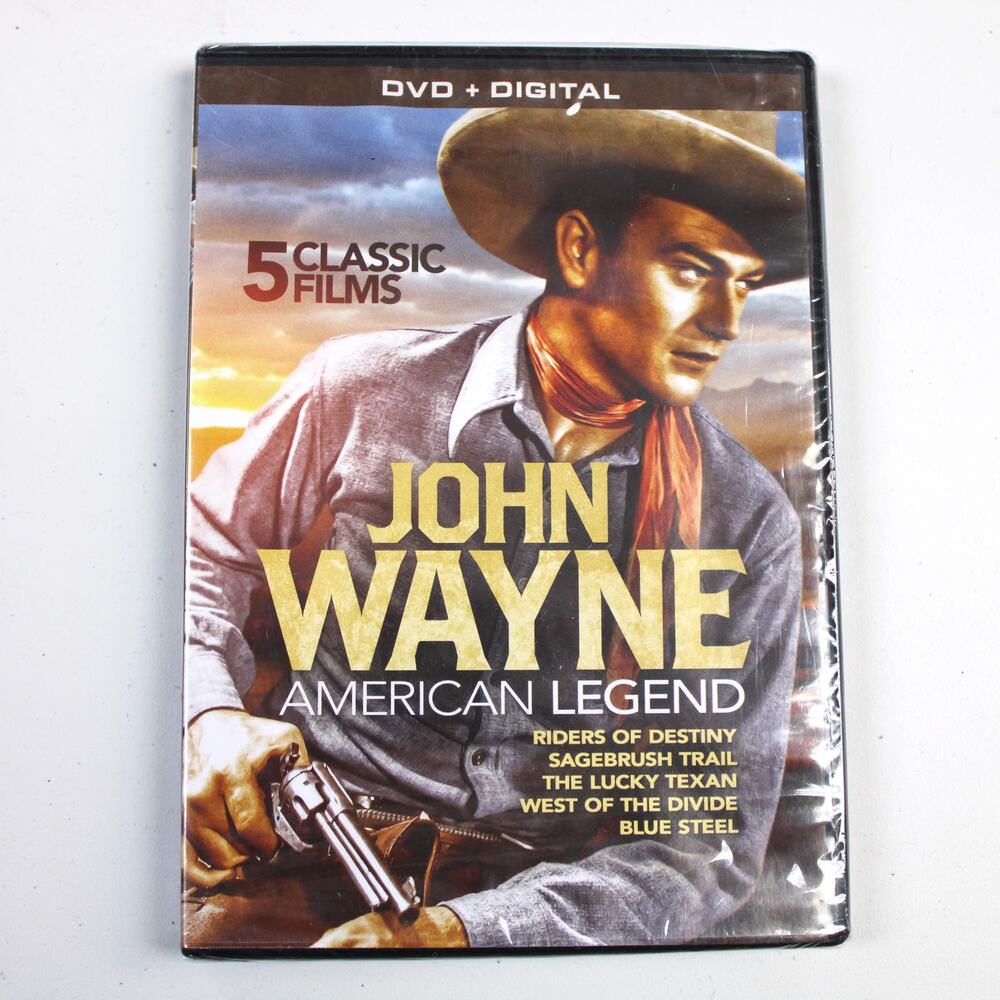 NEW SEALED John Wayne American Legend 5 DVD‎ Set Movies Films Western Classic